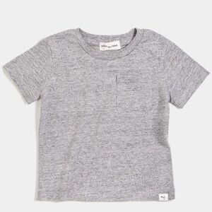 Miles the Label Basics Heather Grey Baby T-Shirt sizes: 12M, 18M, 24M. NWT